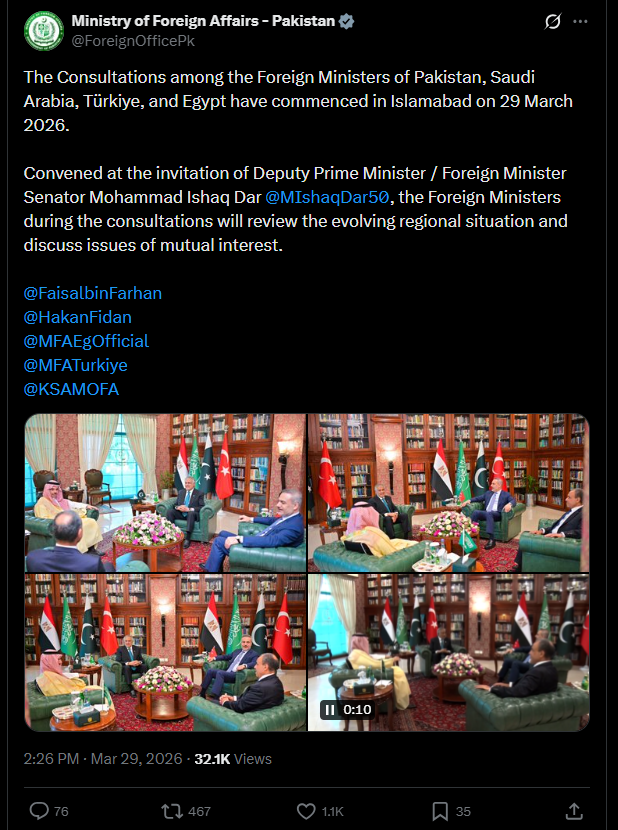 2026 03 29 X Pakistan Gulf War